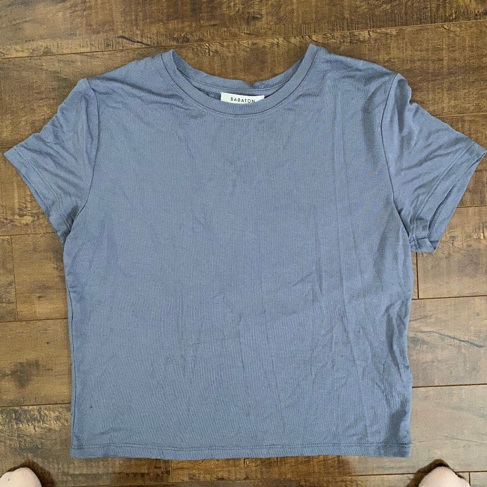 Aritzia Blue Everyday T-Shirt size S